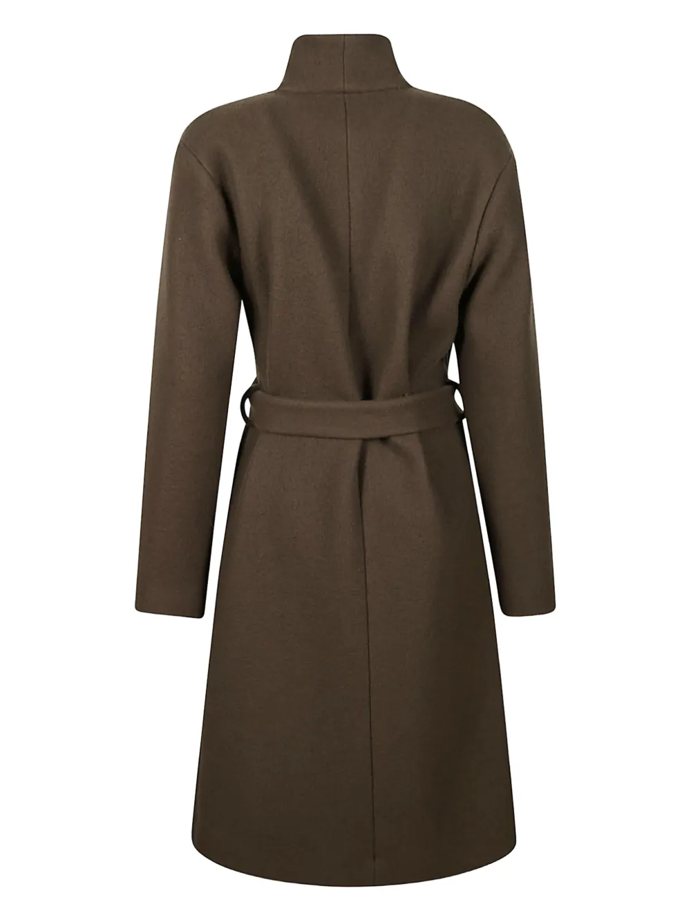 IRO fringed belted coat - Bruin