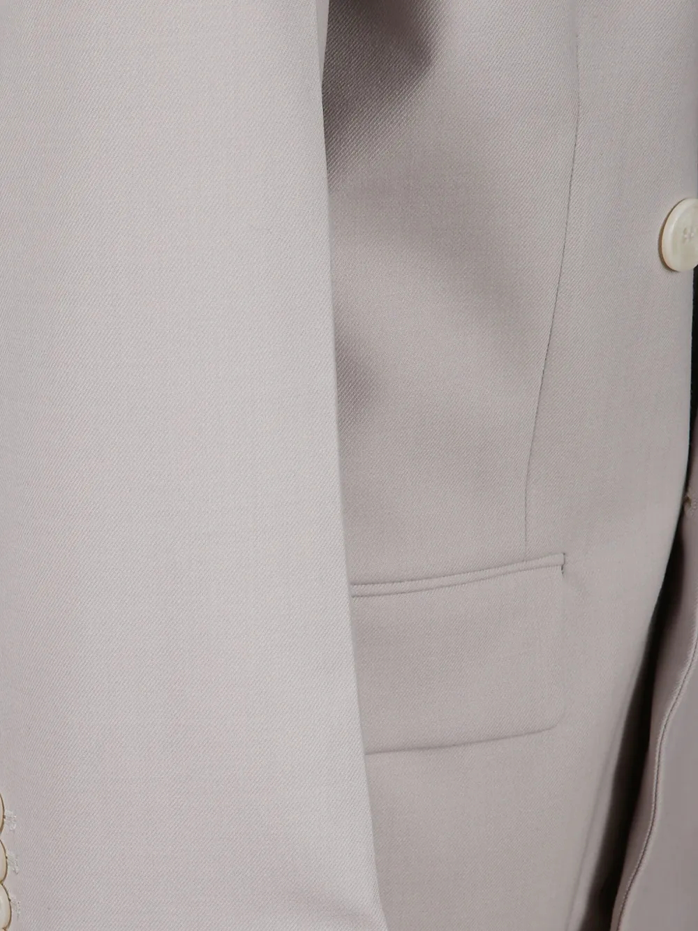 Victoria Beckham Jack met dubbele rij knopen Beige