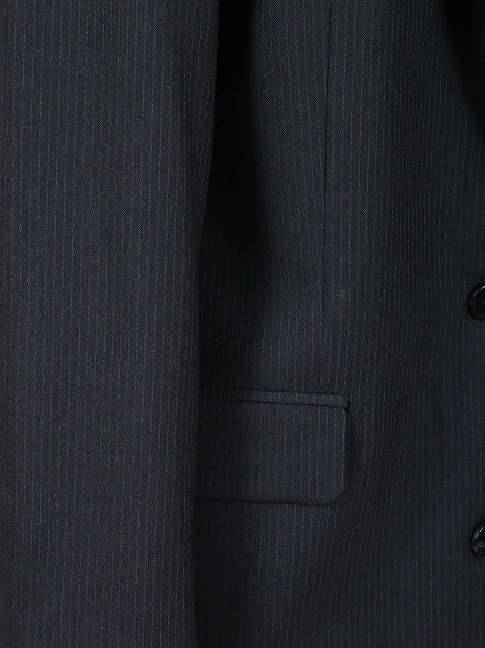 Iro Pinstripe Button Guilda Jacket In Blue
