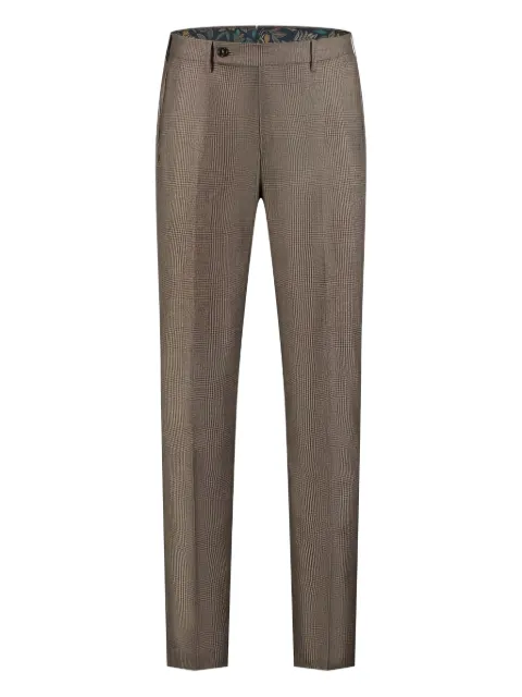 Berwich Morello check-motif trousers
