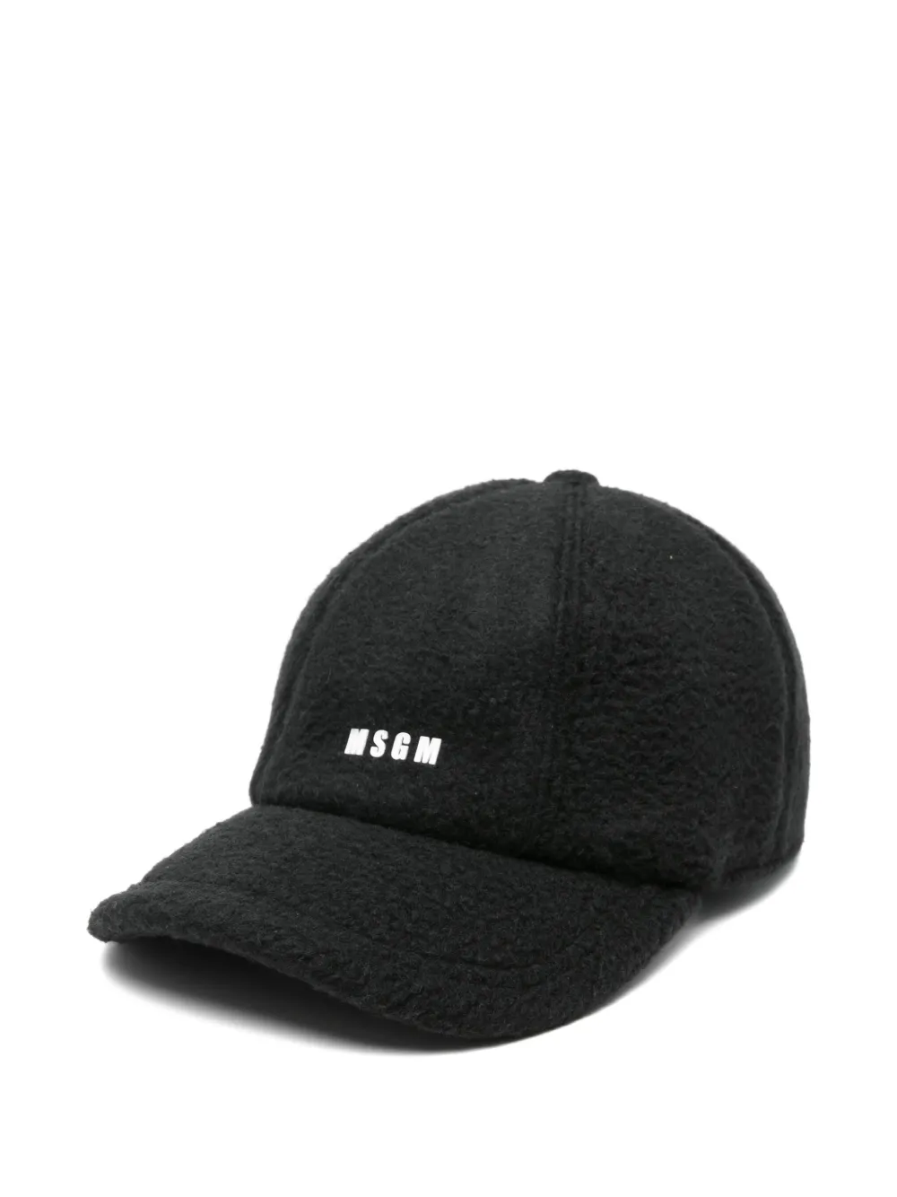 MSGM logo-embossed baseball cap | Black | Image 1