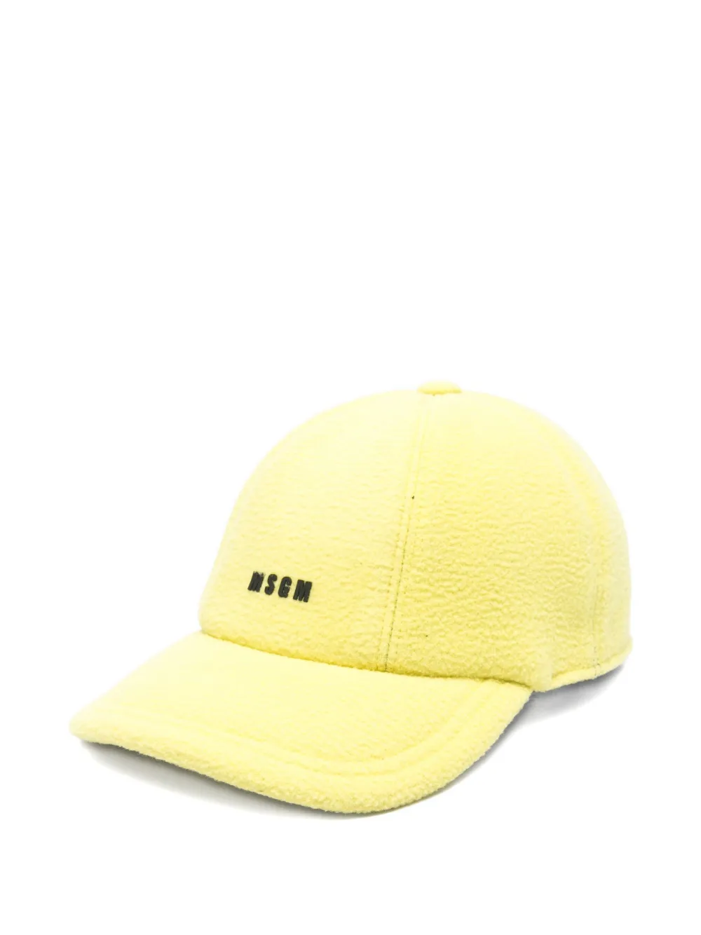 Msgm Logo-embossed Cap In Brown
