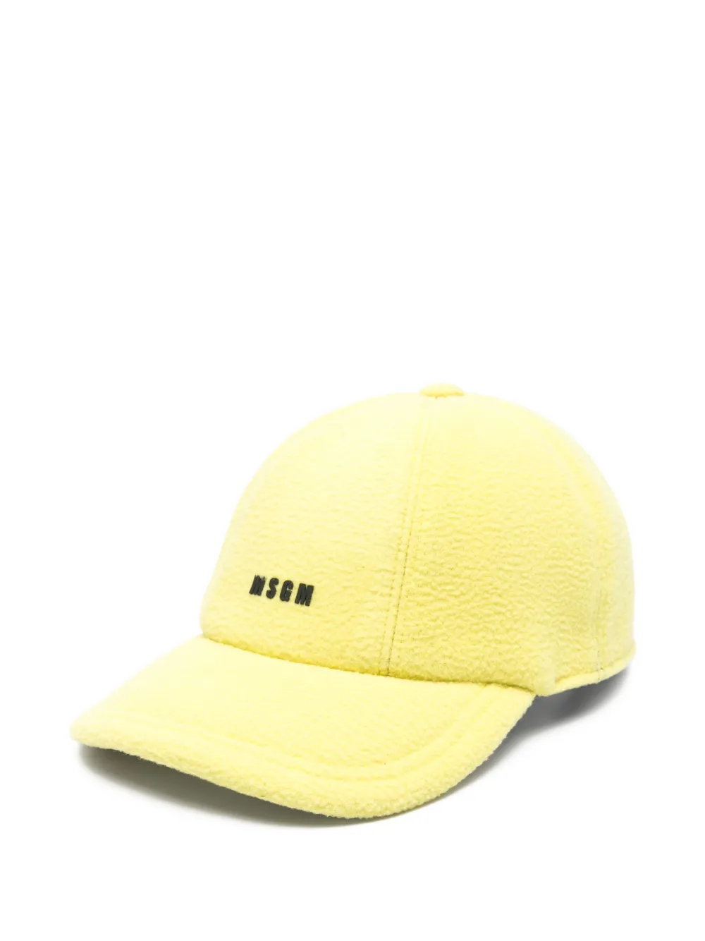 MSGM gorra con logo en relieve | amarillo | Image 1