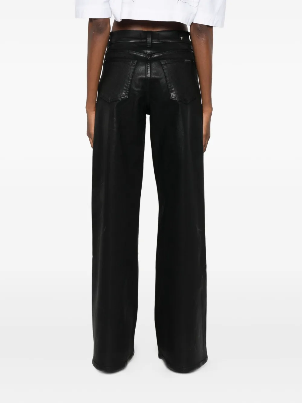 7 For All Mankind Katoenen jeans Zwart