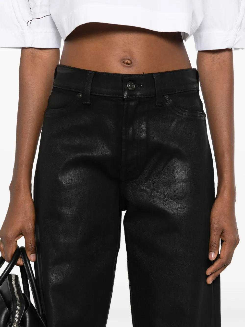 7 For All Mankind Katoenen jeans Zwart