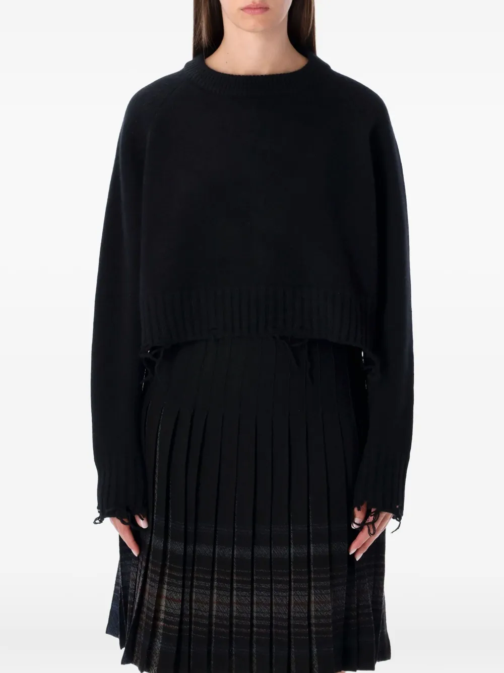 Low Classic suéter con efecto envejecido | negro | Image 1