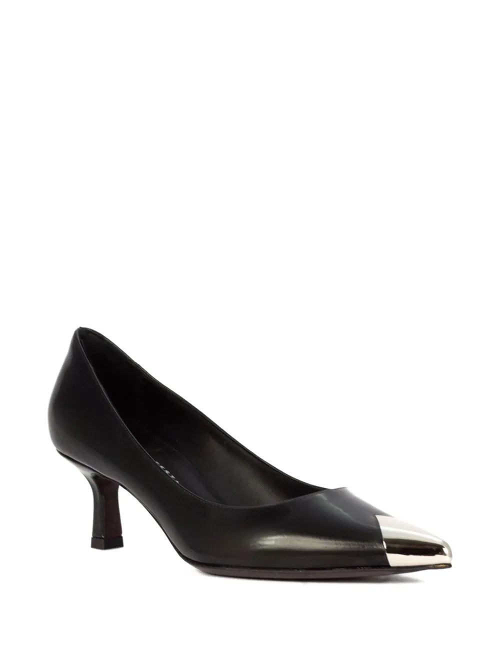Roberto Festa 40mm Tortuga Leather Pumps In Black