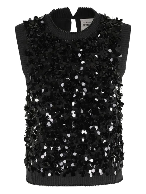 Semicouture sequinned waistcoat