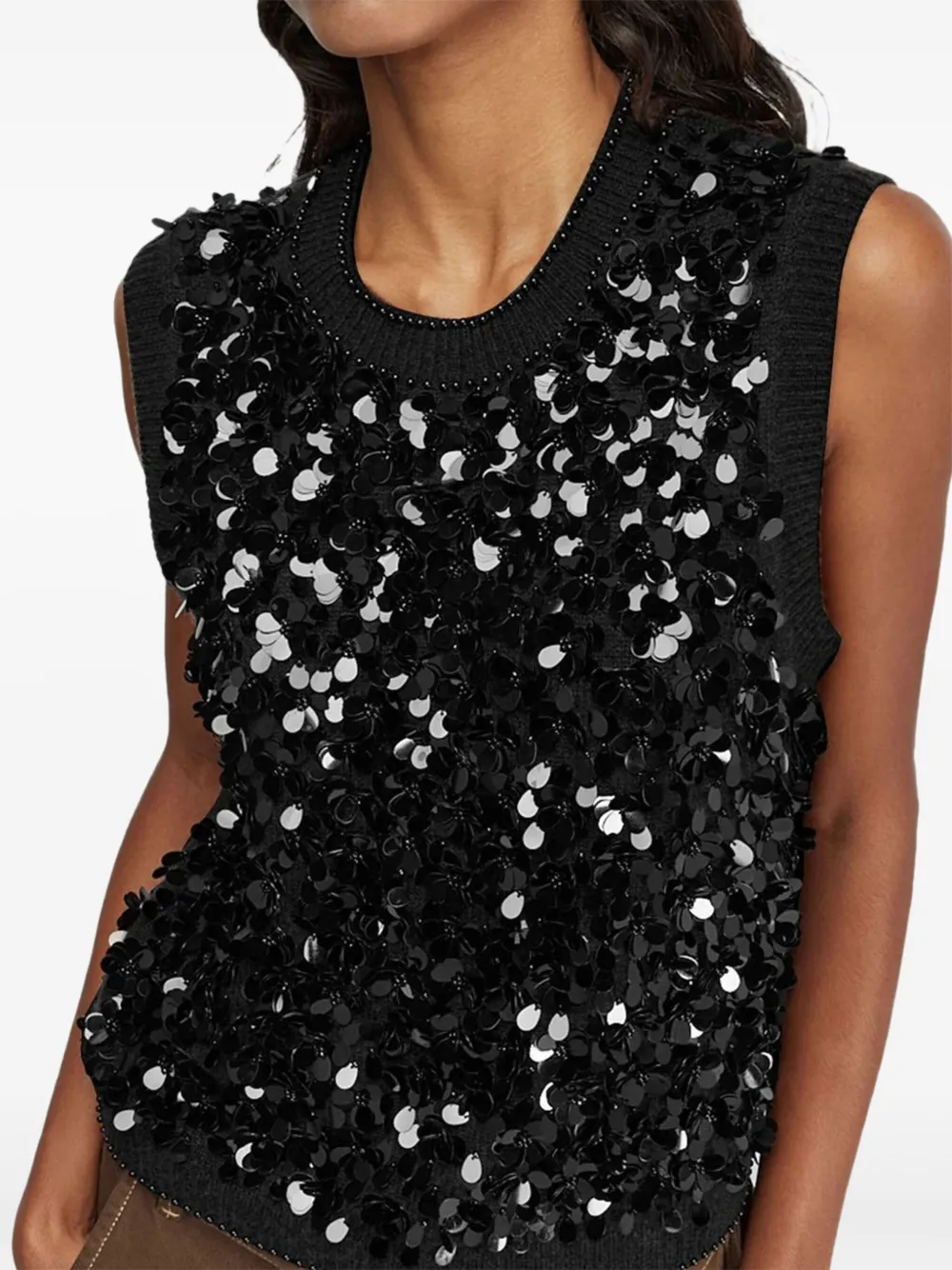 Semicouture sequinned waistcoat | Vests & Tank Tops | Image 2