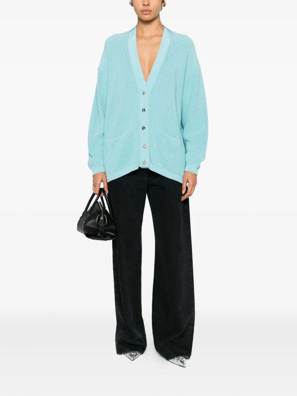 Ferragamo Pre-Owned cárdigan con botones 1980 | Image 2