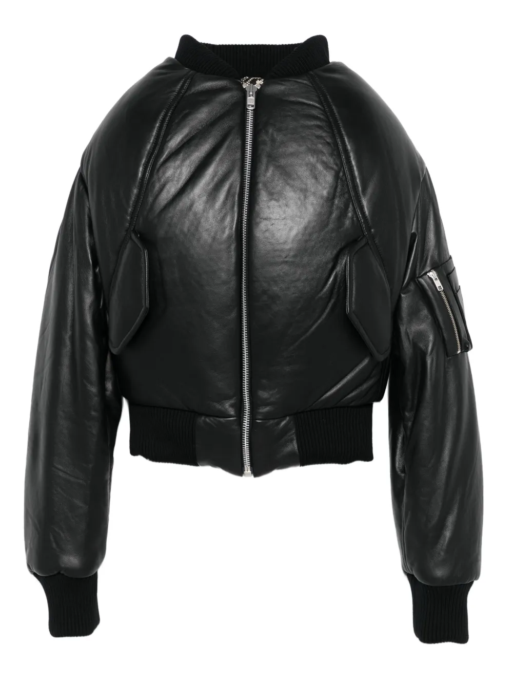 Duran Lantink Padded Bomber Jacket In Black