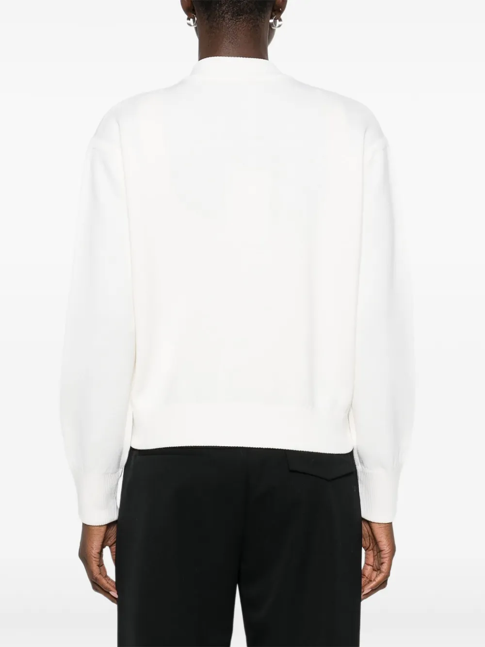 Max Mara Vest met ronde hals Wit