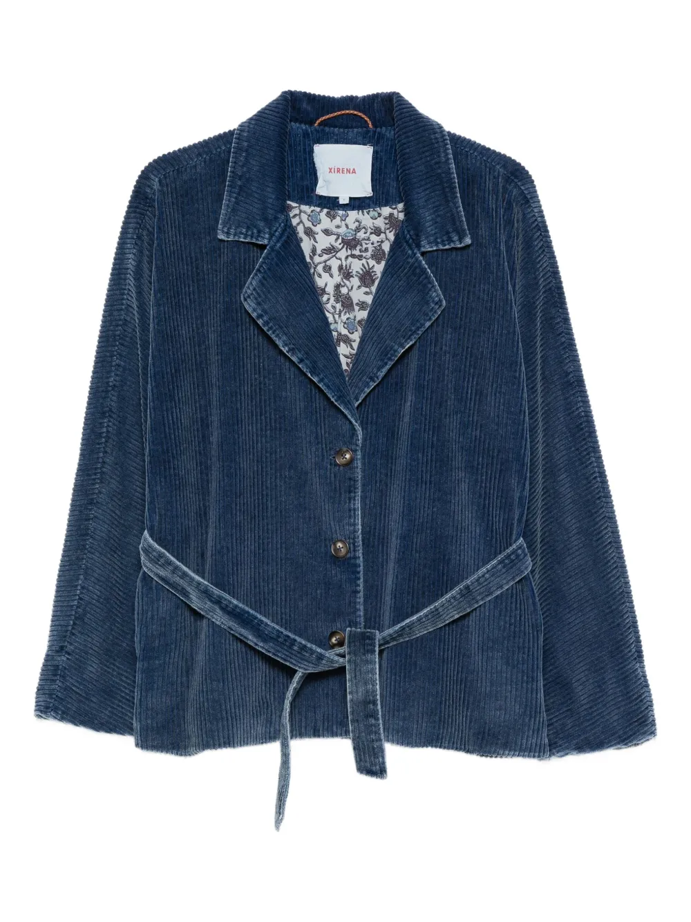 Xirena Colt corduroy belted jacket | bleu | Image 1