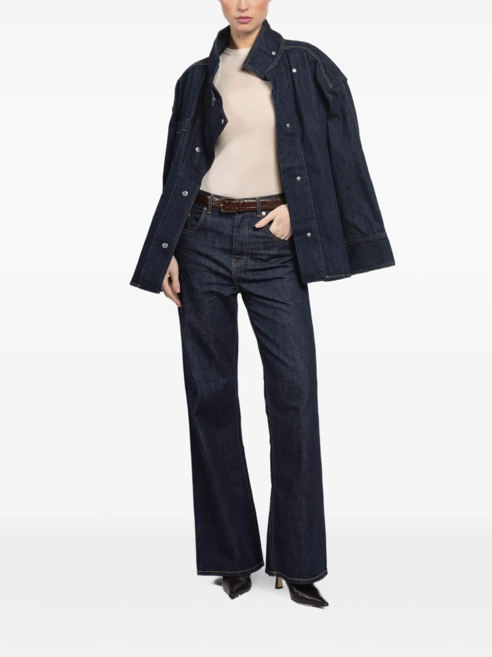 Margaux Lonnberg pocket denim jeans - Blauw