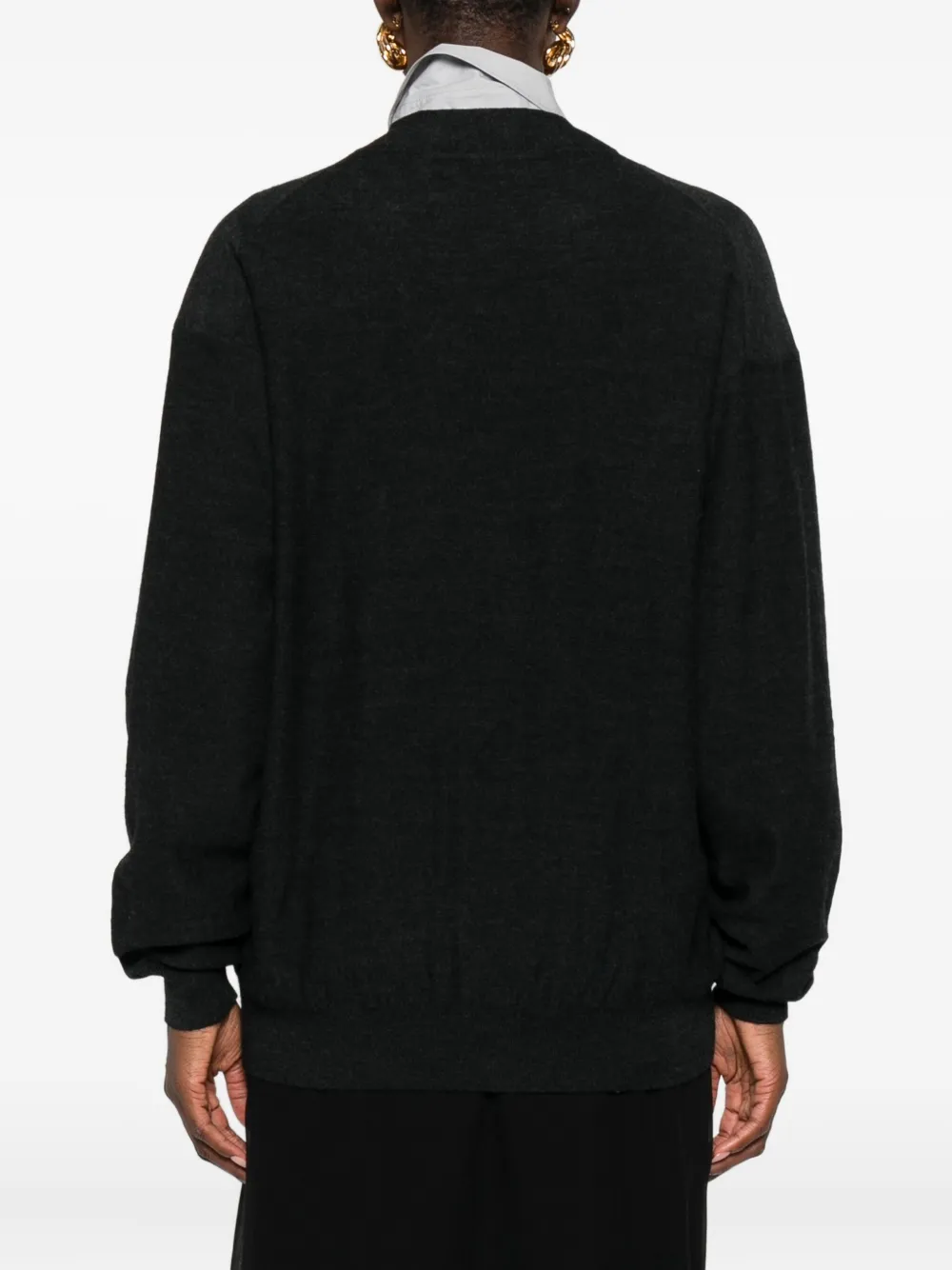 Lemaire Button-down Cardigan In Black
