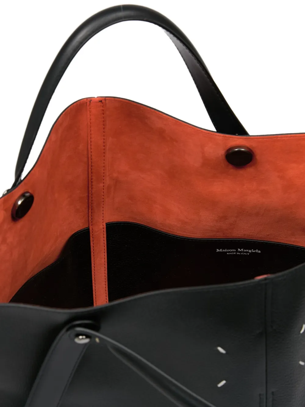 Maison Margiela Dress-Age grote shopper Zwart