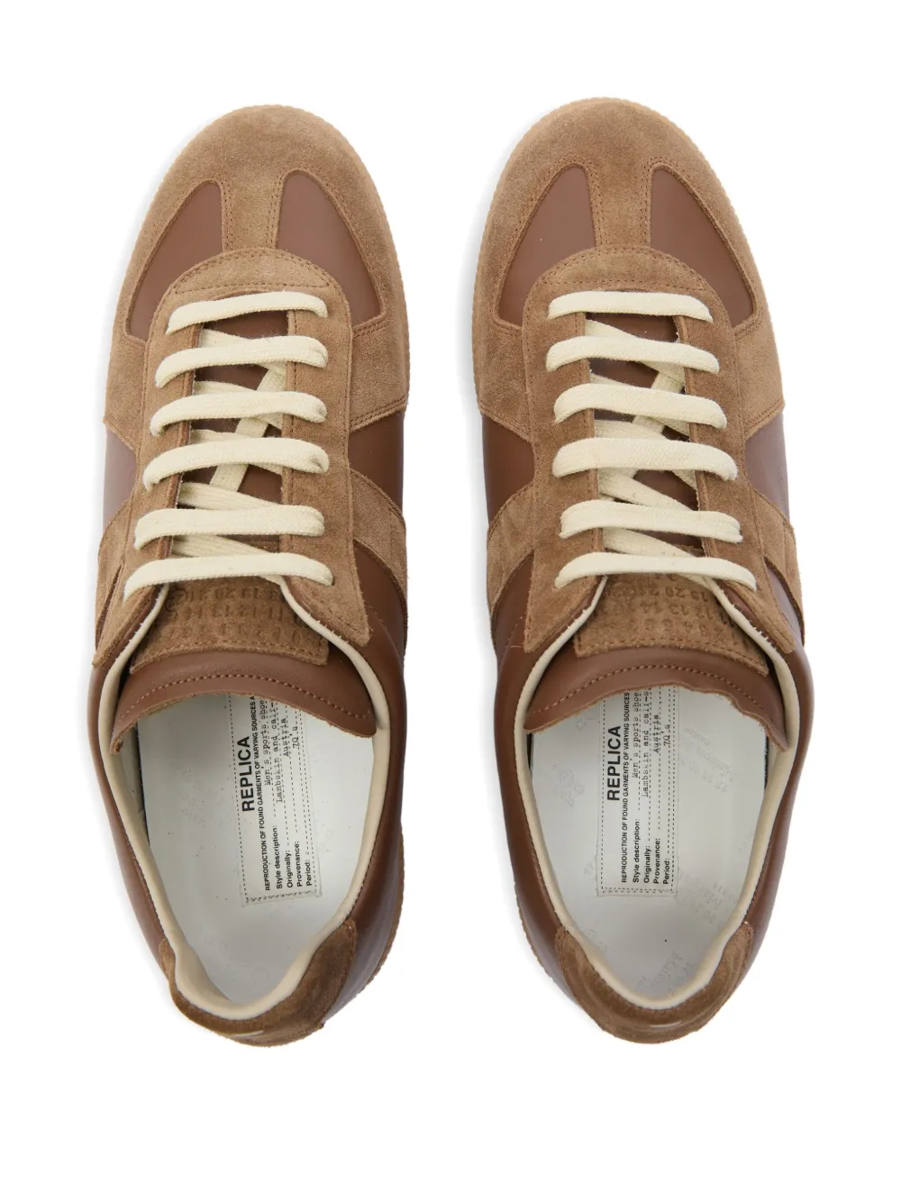 Maison Margiela Replica leren sneakers Bruin