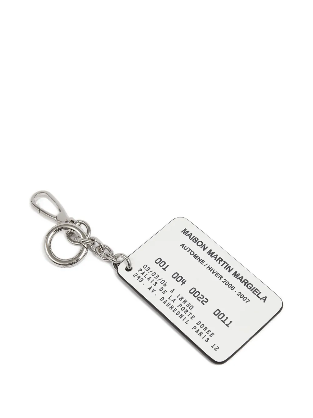 Maison Margiela Card keyring | Black | Image 1