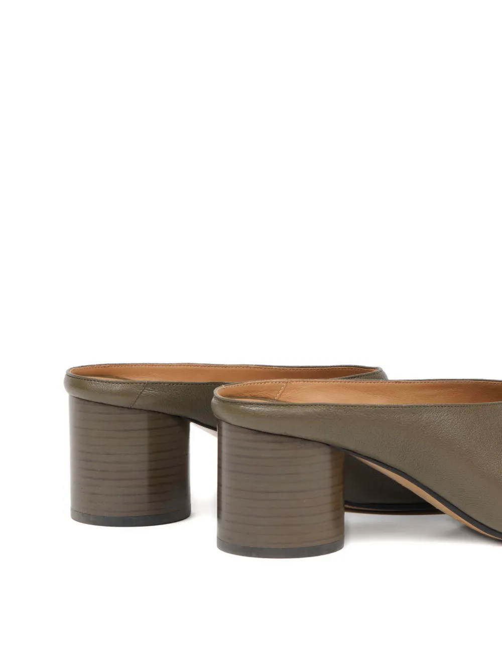 Maison Margiela Tabi Block-heel Mules In Multi