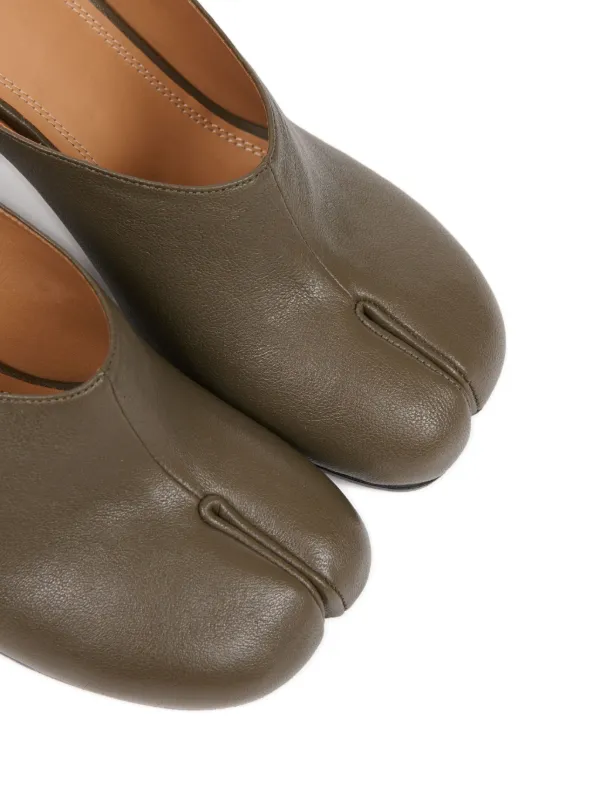 Maison Margiela Tabi block-heel Mules | Green | FARFETCH