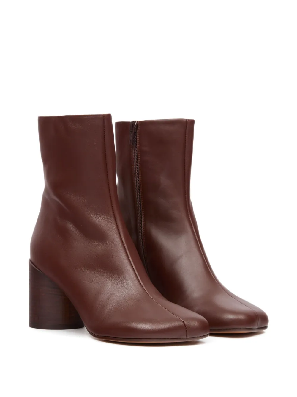 MM6 Maison Margiela Anatomic 70 mm enkellaarzen Bruin