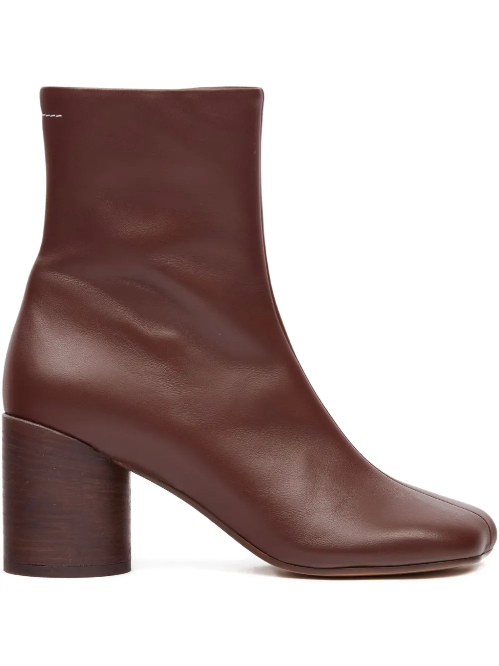 MM6 Maison Margiela Anatomic 70 mm enkellaarzen Bruin