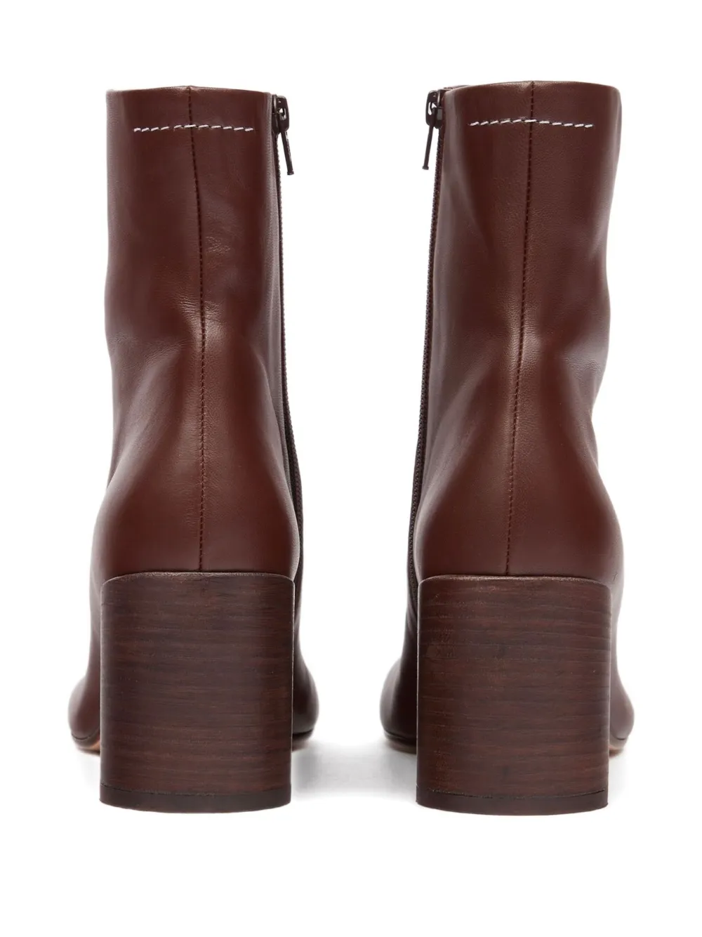 MM6 Maison Margiela Anatomic 70 mm enkellaarzen Bruin