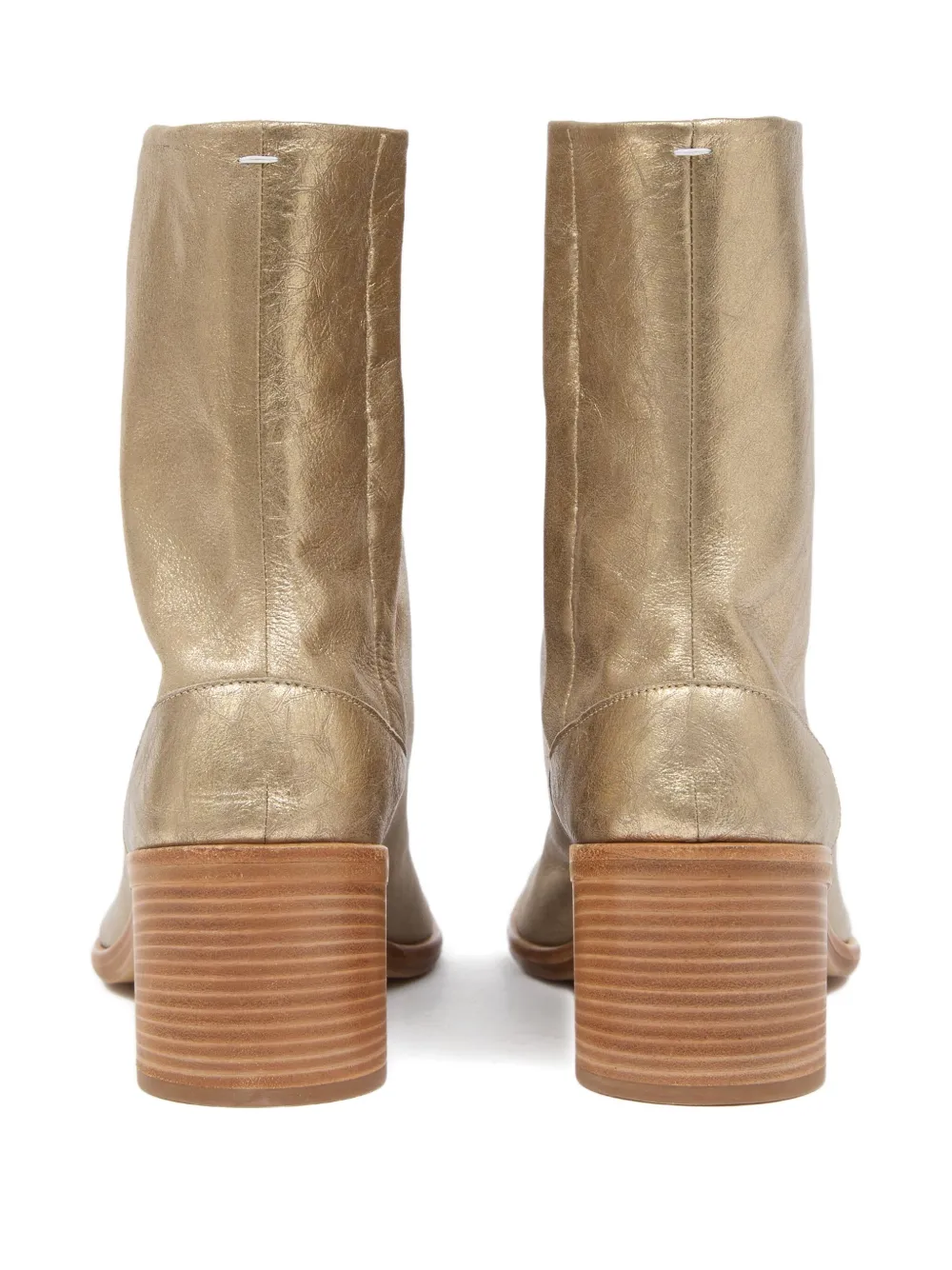 Maison Margiela 60 mm Tabi enkellaarzen Goud