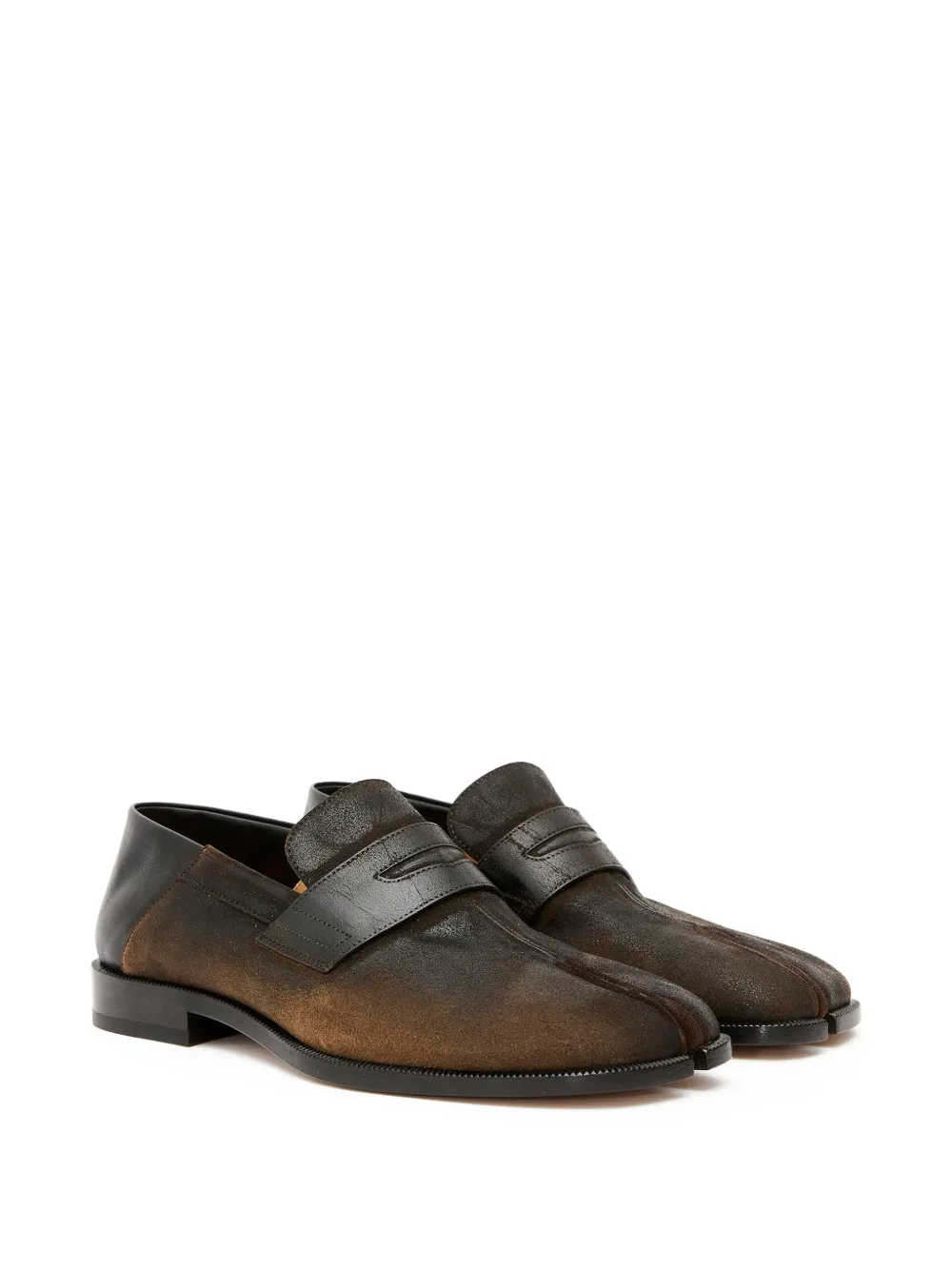 Maison Margiela Tabi City Loafers in Brown, view 2