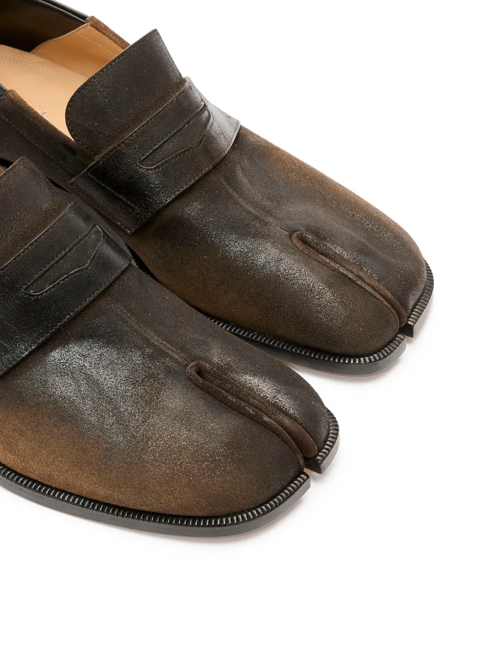 Maison Margiela Tabi City Loafers in Brown, view 5