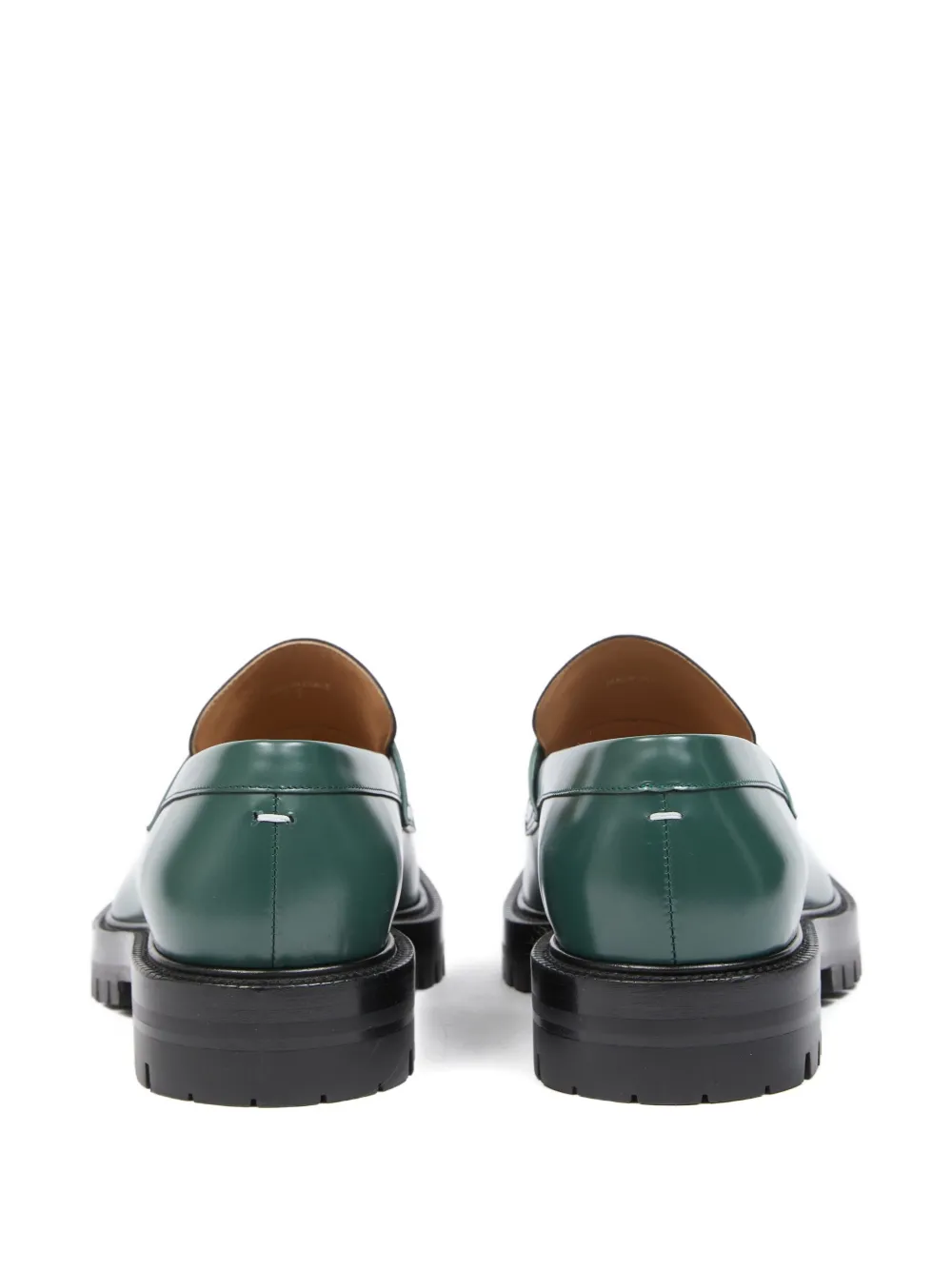 Maison Margiela Tabi loafers met gespleten neus Groen