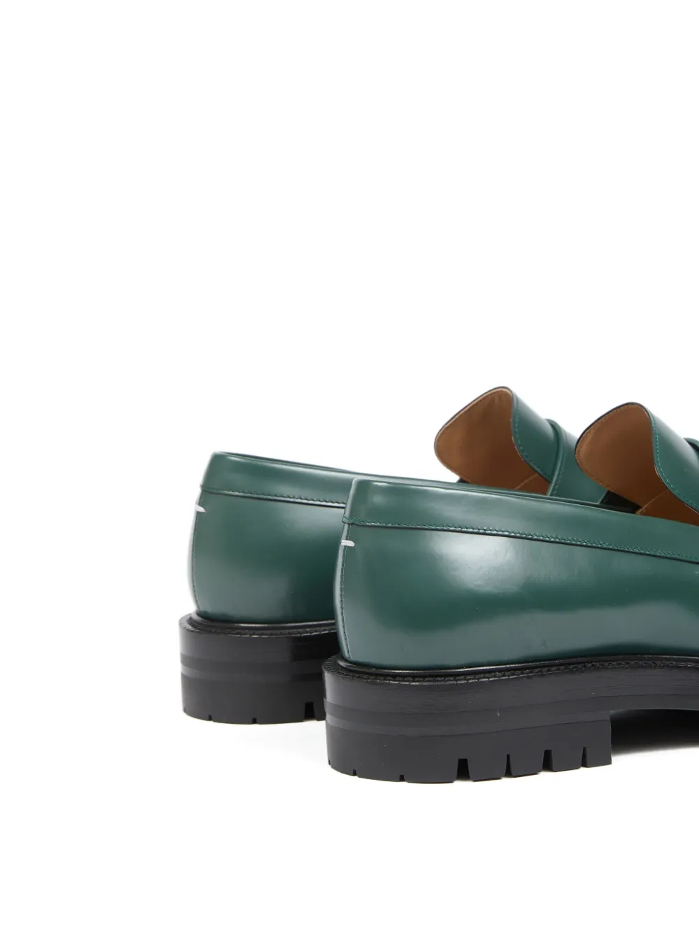 Maison Margiela Tabi loafers met gespleten neus Groen