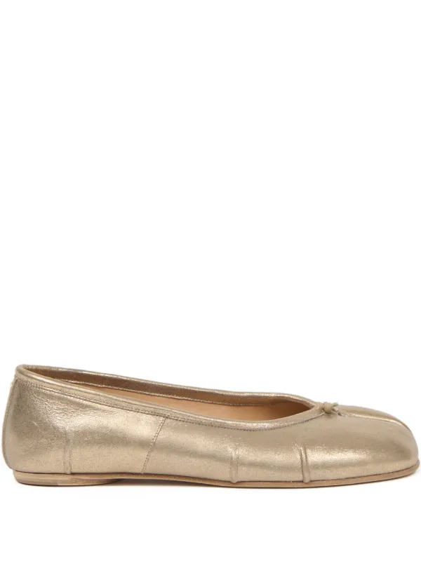 Maison Margiela Tabi Ballet Flats | Gold | FARFETCH RO