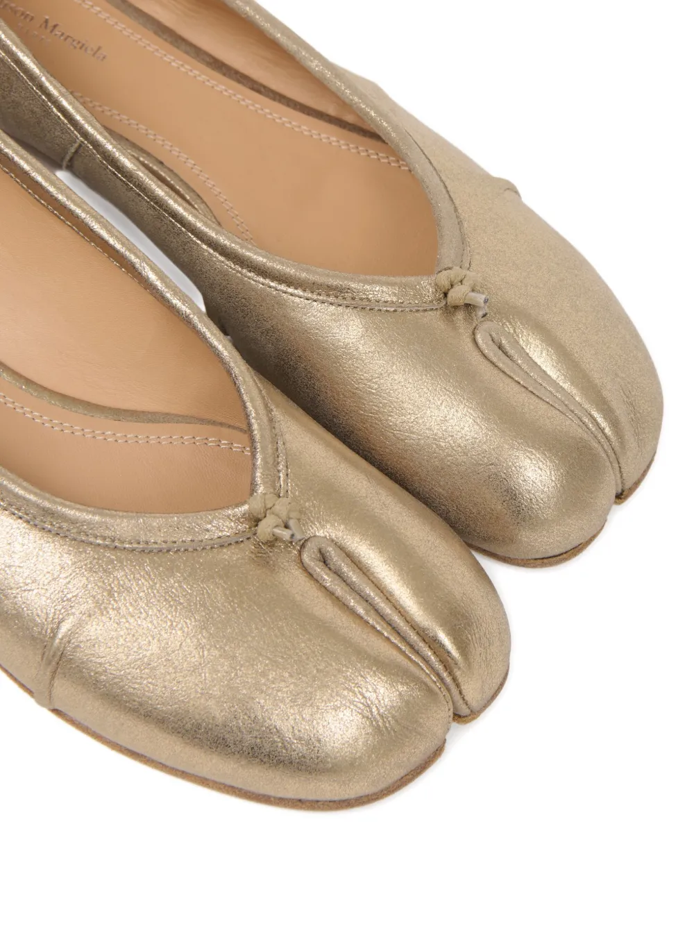 Maison Margiela Tabi ballerina's Goud