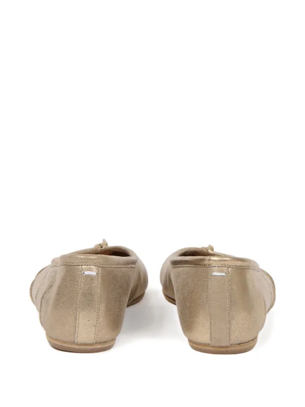 Maison Margiela Tabi フラットシューズ | ゴールドトーン | FARFETCH JP