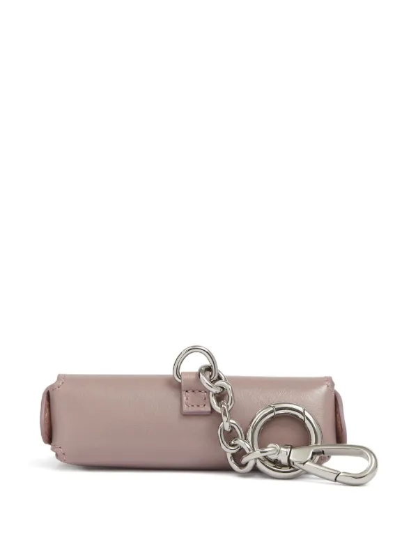 Maison Margiela Leather Lipstick Holder Charm | Pink | FARFETCH