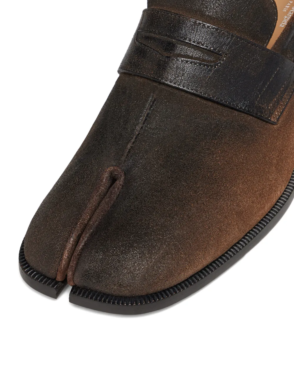 Maison Margiela Tabi penny loafers Bruin