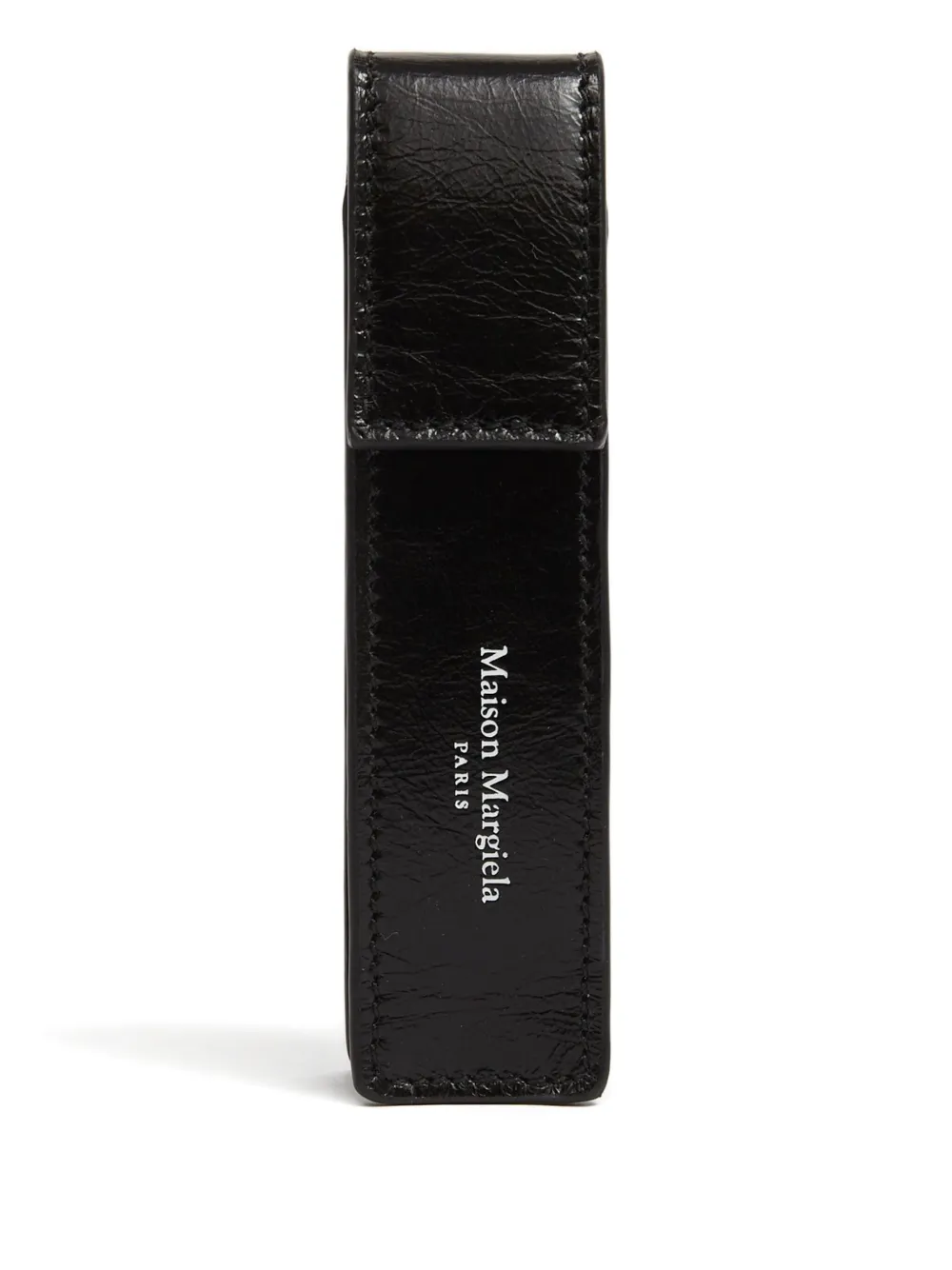 Maison Margiela Flap Vertical Bag Charm In Black