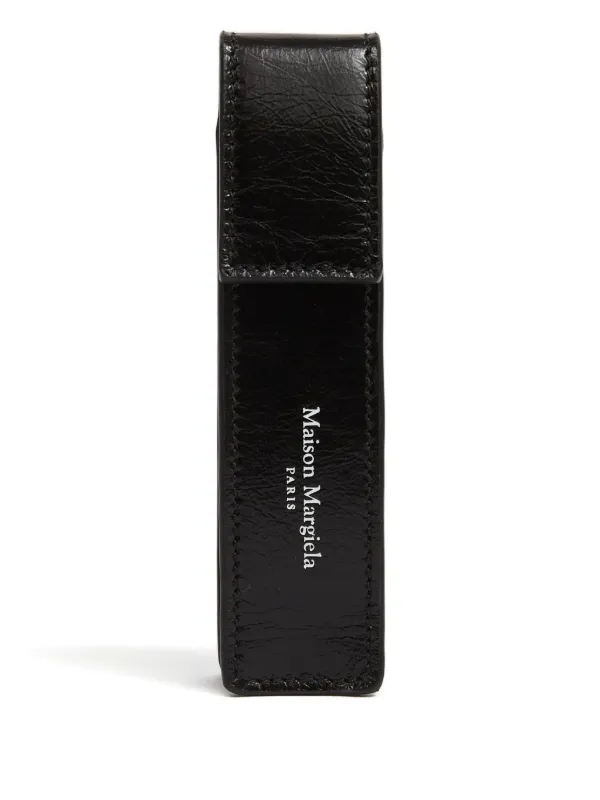 Maison Margiela フラップ バッグチャーム | ブラック | FARFETCH JP