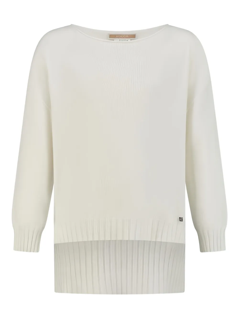 Kocca suéter con cuello barco | blanco | Image 1