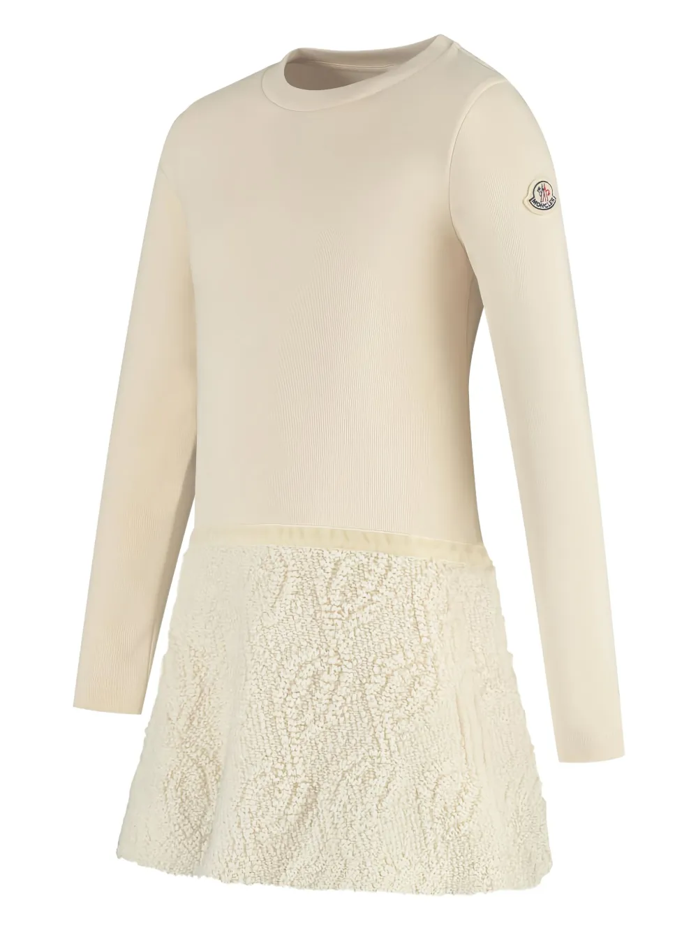 Moncler Enfant textured-panel midi dress | Girls Casual Dresses | Image 2