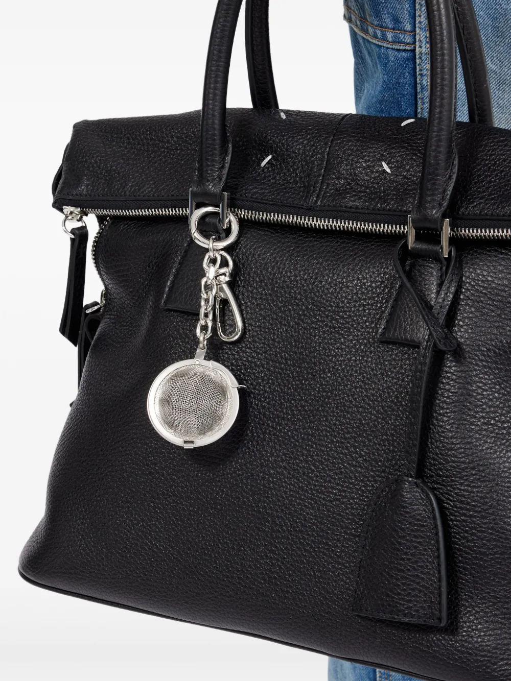 Maison Margiela Tea Infuser sleutelhanger Zilver