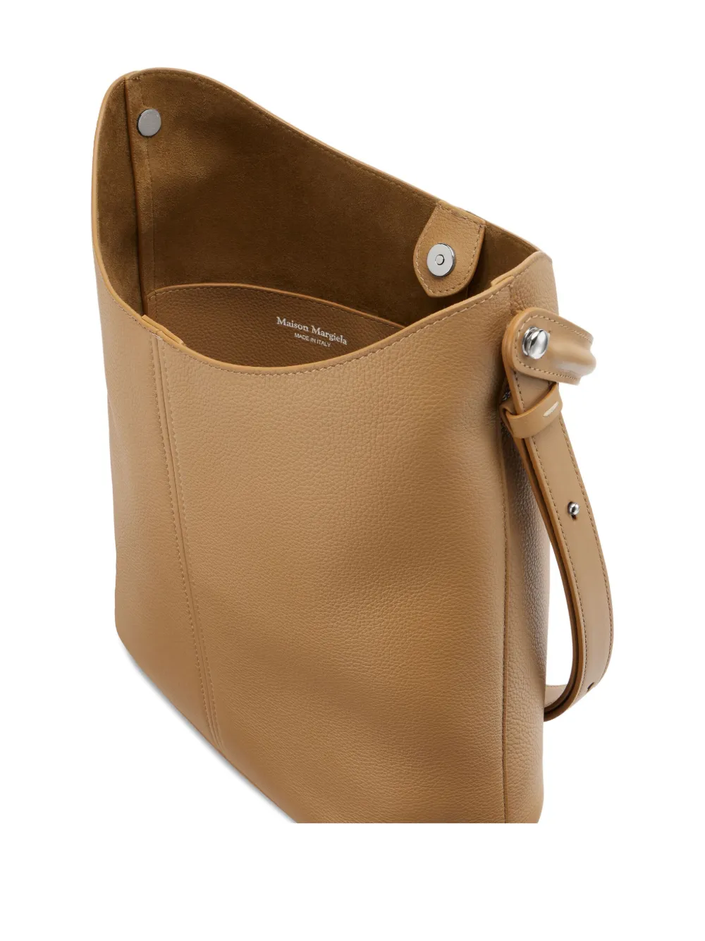 Maison Margiela Tas van bewerkt leer Bruin