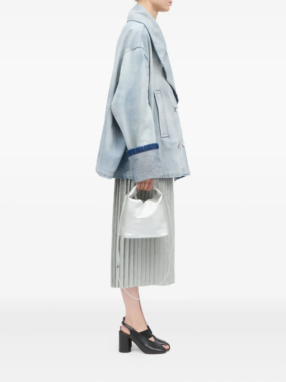 MM6 Maison Margiela Japanese crossbodytas - Zilver