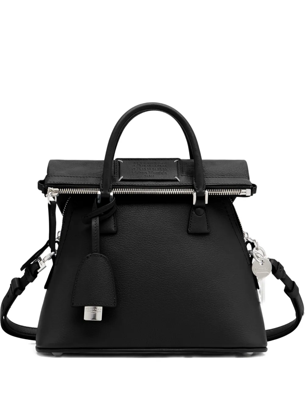 Maison Margiela Borsa tote 5AC Classique con zip - Nero