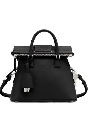 Maison Margiela Medium 5AC Classique Tote Bag | Black | FARFETCH