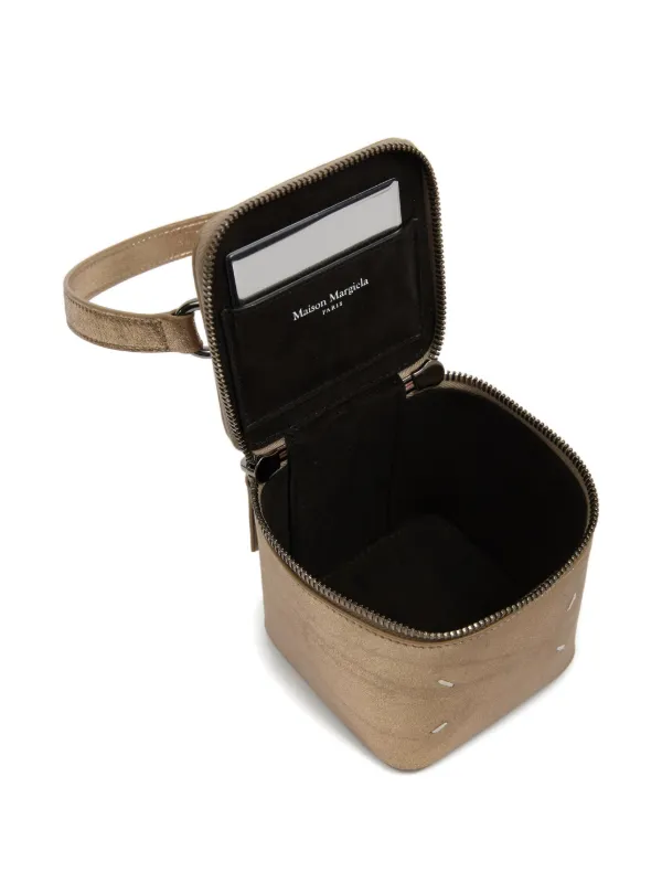 Maison Margiela Mini Box Tote Bag | Gold | FARFETCH RO