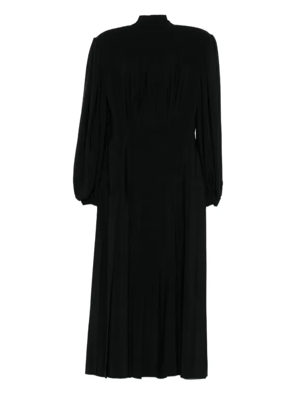 black mini dress for concert Black Midi Dress Drop Waist Lace Fabric