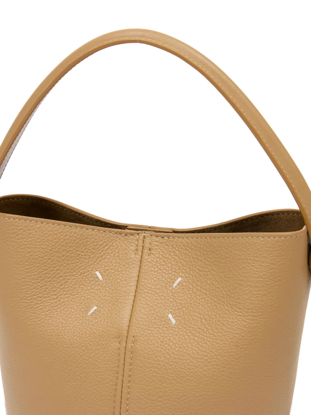 Maison Margiela Dress-age Four-stitch Bucket Bag In Neutral