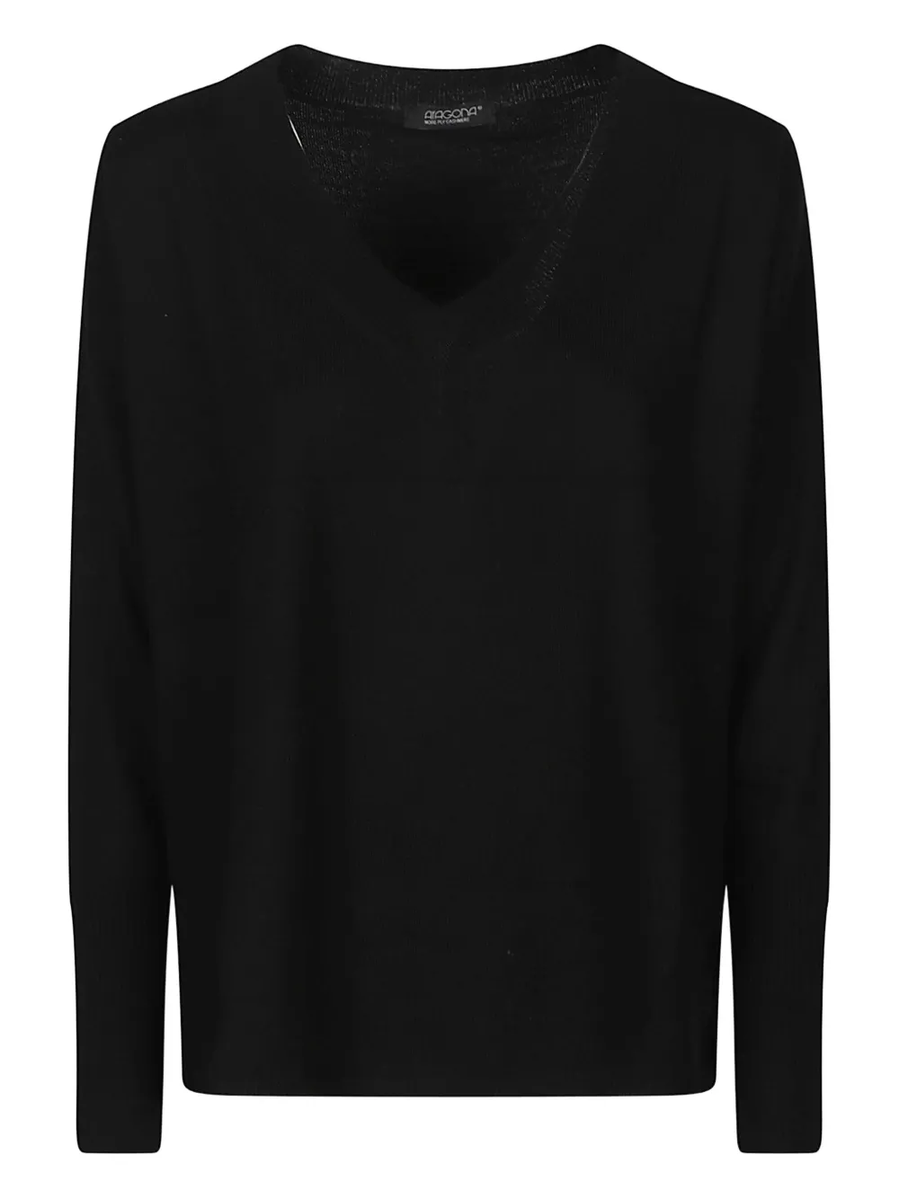 Aragona V-neck Sweater In Black